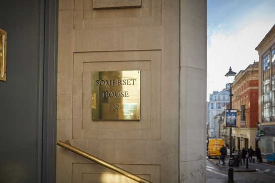 Somerset House Name Plate